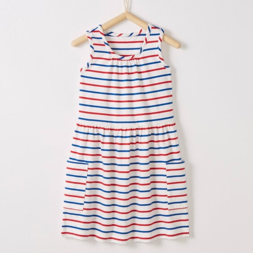 Hanna Andersson So Breezy Red, White and Blue Sundress - 4